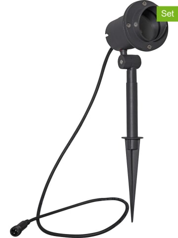 STAR Trading Gartenstecker "Focus" in Schwarz - (B)10 x (H)30 x (T)13 cm