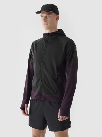 4F Trainingsjacke in Schwarz/ Lila