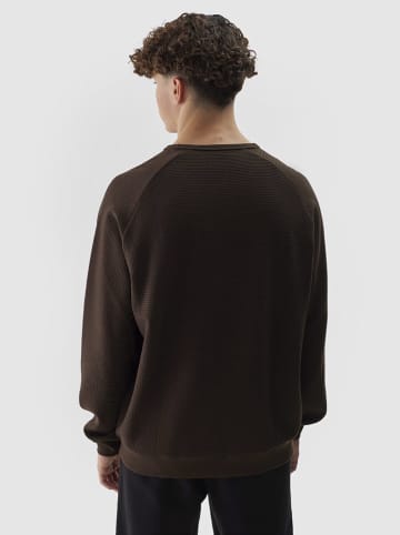 4F Bluza w kolorze brązowym