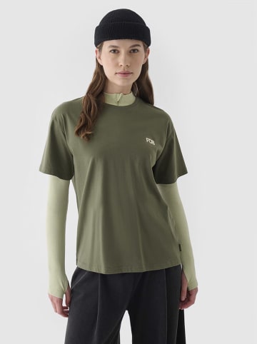 4F Koszulka w kolorze khaki