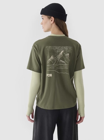4F Koszulka w kolorze khaki