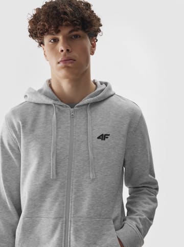 4F Sweatjacke in Grau