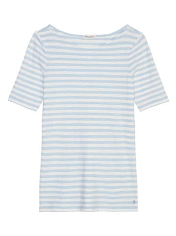 Marc O´Polo Shirt lichtblauw/wit