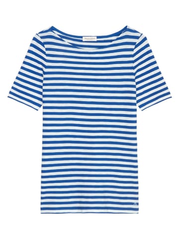 Marc O´Polo Shirt in Blau/ Weiß