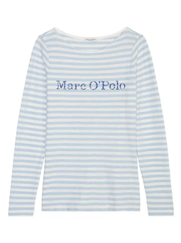 Marc O´Polo Longsleeve in Hellblau/ Creme