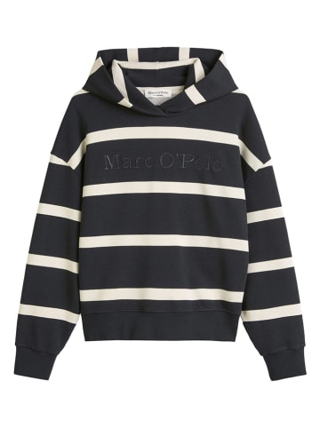 Marc O´Polo Hoodie in Dunkelblau/ Creme