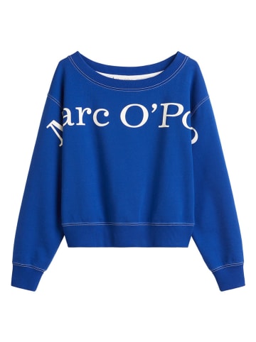 Marc O´Polo Sweatshirt in Blau/ Weiß