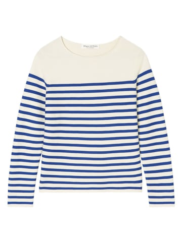 Marc O´Polo Sweter w kolorze niebiesko-kremowym