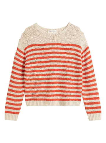 Marc O´Polo Pullover in Rot/ Beige