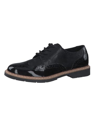s.Oliver Schnürschuhe in Schwarz