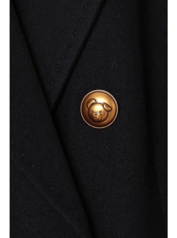 TATUUM Wełniany płaszcz w kolorze czarnym