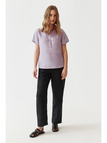 TATUUM Leinen-Bluse in Lila