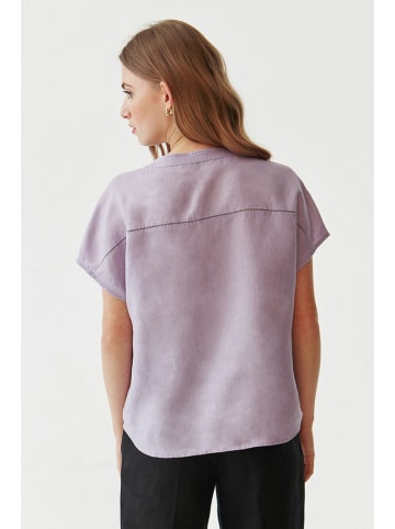 TATUUM Leinen-Bluse in Lila