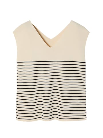 TATUUM Bluse in Beige/ Schwarz