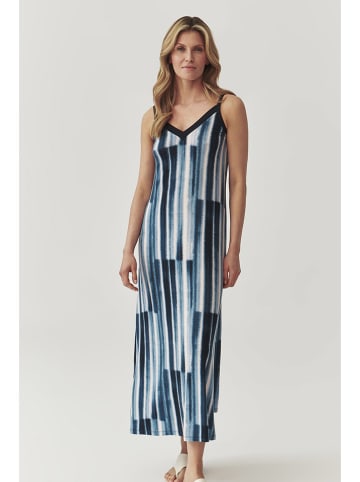 TATUUM Kleid in Blau/ Weiß