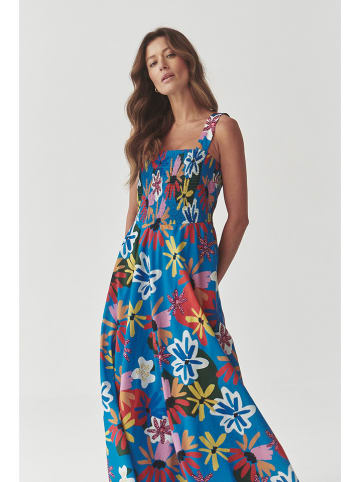 TATUUM Kleid in Blau/ Bunt