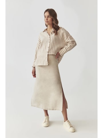 TATUUM Hemd in Beige/ Weiß