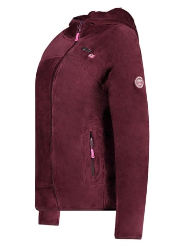 ANAPURNA Fleece vest "Uternel" bordeaux