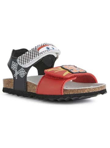 Geox Sandalen "Chalki" in Rot/ Schwarz