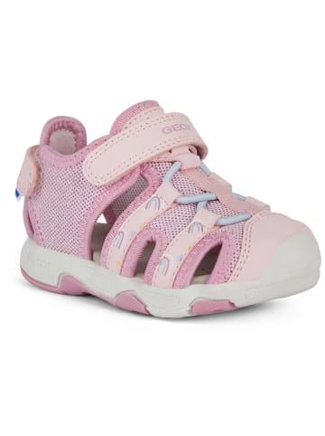 Geox Półsandały "Multy" w kolorze jasnoróżowym