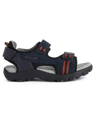 Geox Sandalen "Strada" in Schwarz