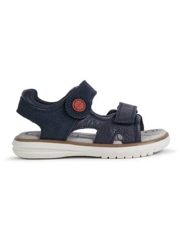 Geox Leder-Sandalen "Maratea" in Dunkelblau