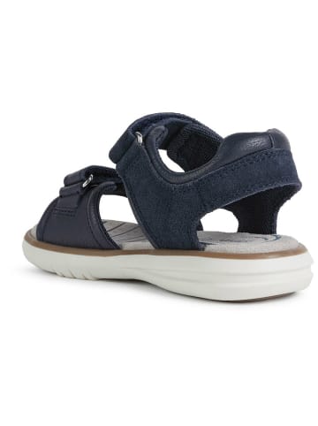 Geox Leren sandalen "Maratea" donkerblauw