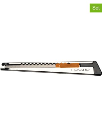 Fiskars 2er-Set: Cutter ''Professional'' in Silber - (L)0,9 cm