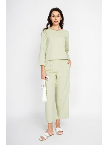 William de Faye 2-delige outfit lichtgroen