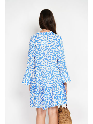 William de Faye Jurk wit/blauw