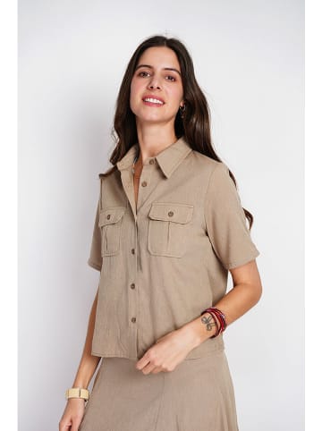William de Faye Blouse lichtbruin