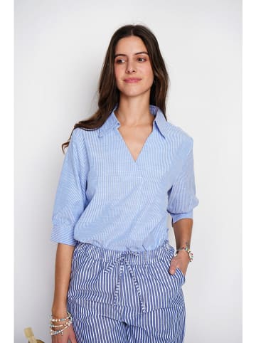 William de Faye Bluse in Blau
