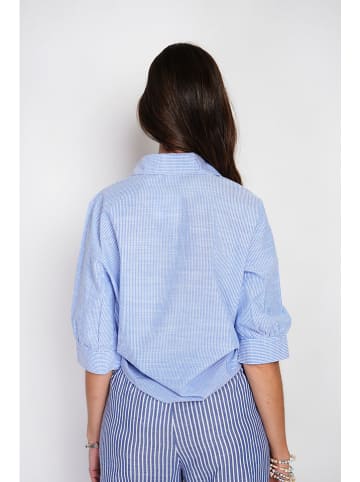 William de Faye Bluse in Blau