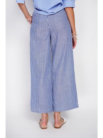 William de Faye Hose in Blau/ Weiß