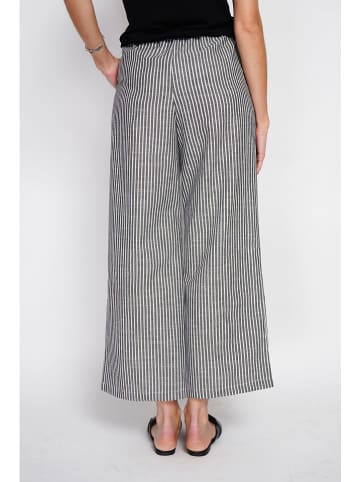 William de Faye Broek antraciet/wit