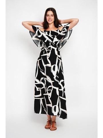 William de Faye Kleid in Schwarz/ Weiß