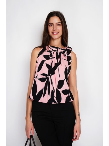 William de Faye Top in Rosa/ Schwarz