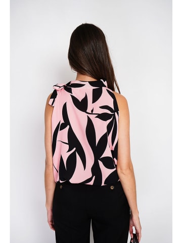 William de Faye Top lichtroze/zwart