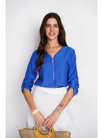 William de Faye Bluse in Blau