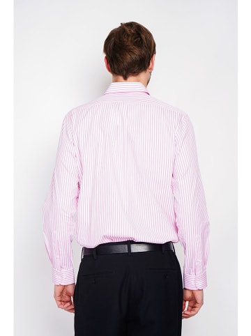 William de Faye Blouse lichtroze/wit