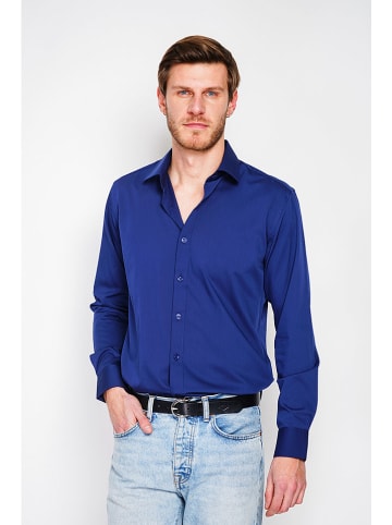 William de Faye Hemd in Blau