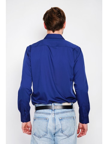 William de Faye Hemd in Blau