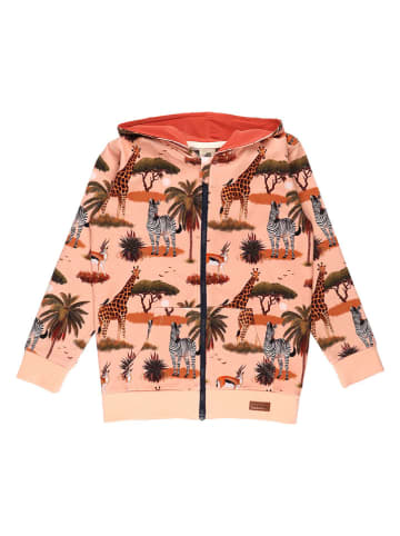 Walkiddy Sweatjacke in Orange/ Bunt