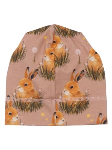 Walkiddy Czapka beanie w kolorze jasnobrązowym