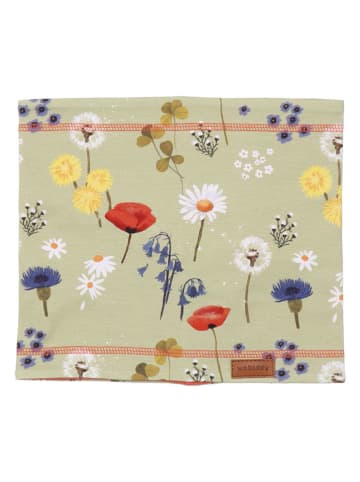 Walkiddy Loop-Schal in Grün/ Bunt - (L)25 x (B)24 cm