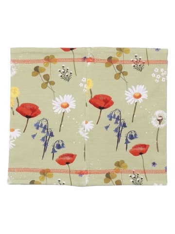 Walkiddy Szal-koło w kolorze zielonym ze wzorem - 25 x 24 cm