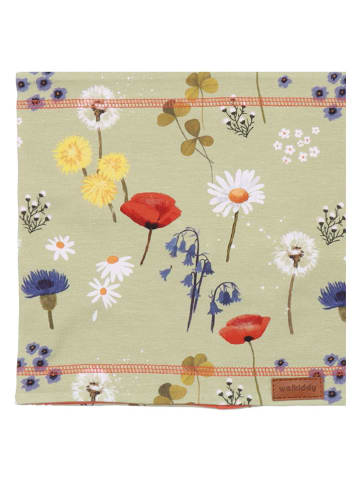 Walkiddy Loop-Schal in Grün/ Bunt - (L)25 x (B)24 cm