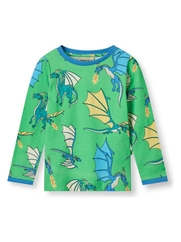Småfolk Longsleeve in Grün/ Bunt