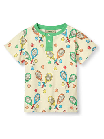 Småfolk Shirt "Rackets" crème/meerkleurig