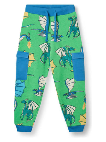 Småfolk Sweatbroek groen/blauw